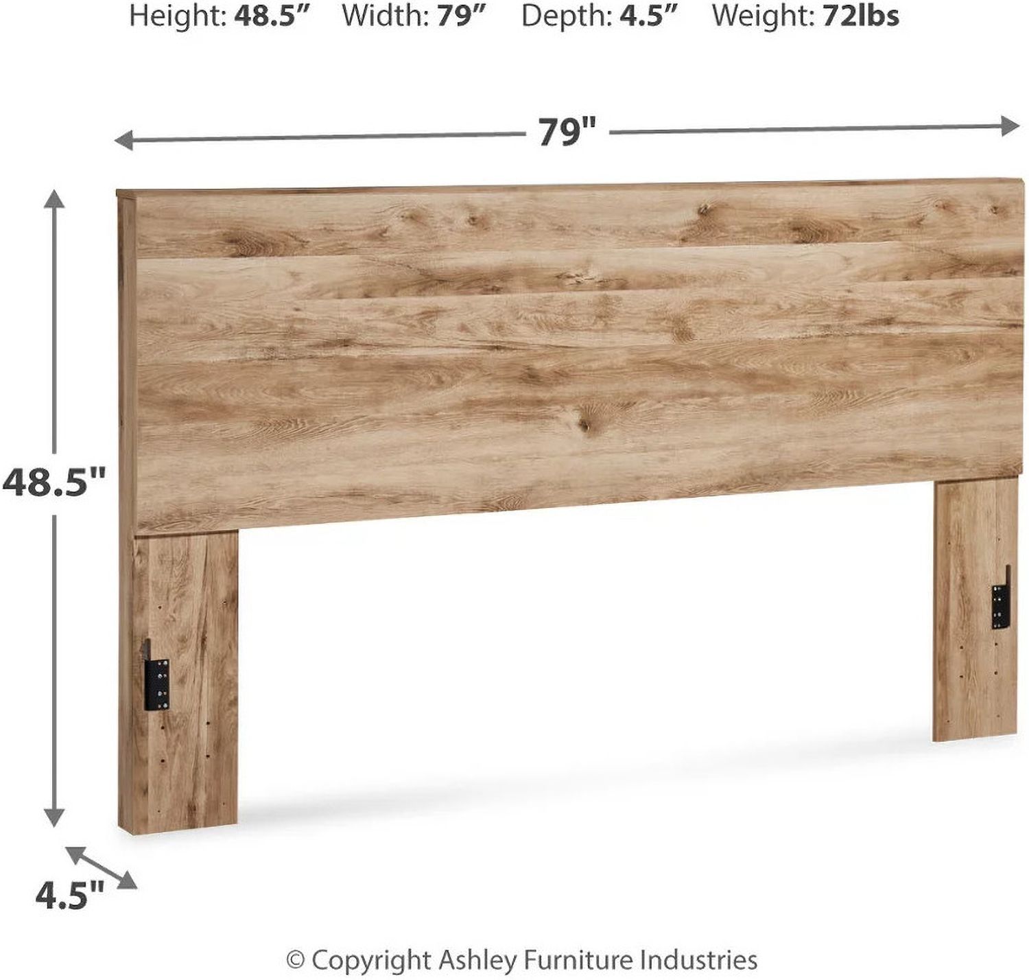 Hyanna Tan Brown King Panel Headboard Only B105058
