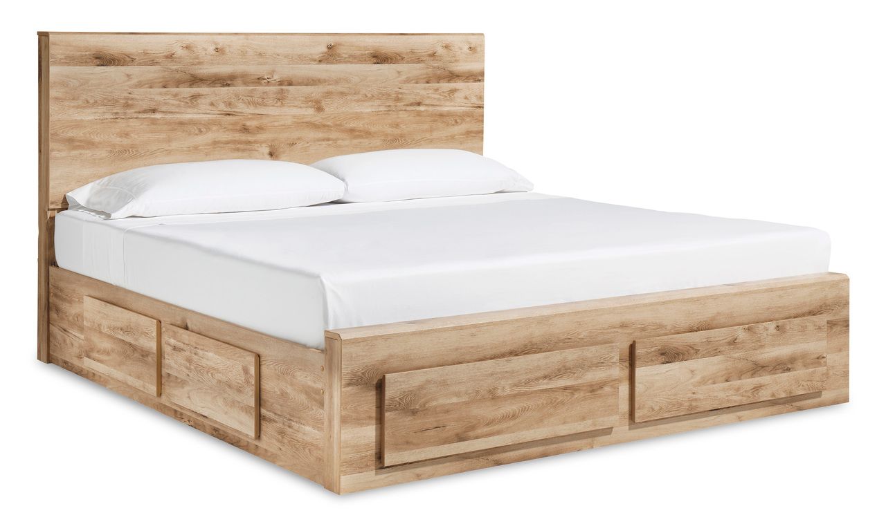 Hyanna Tan Brown King Panel Headboard Only B105058