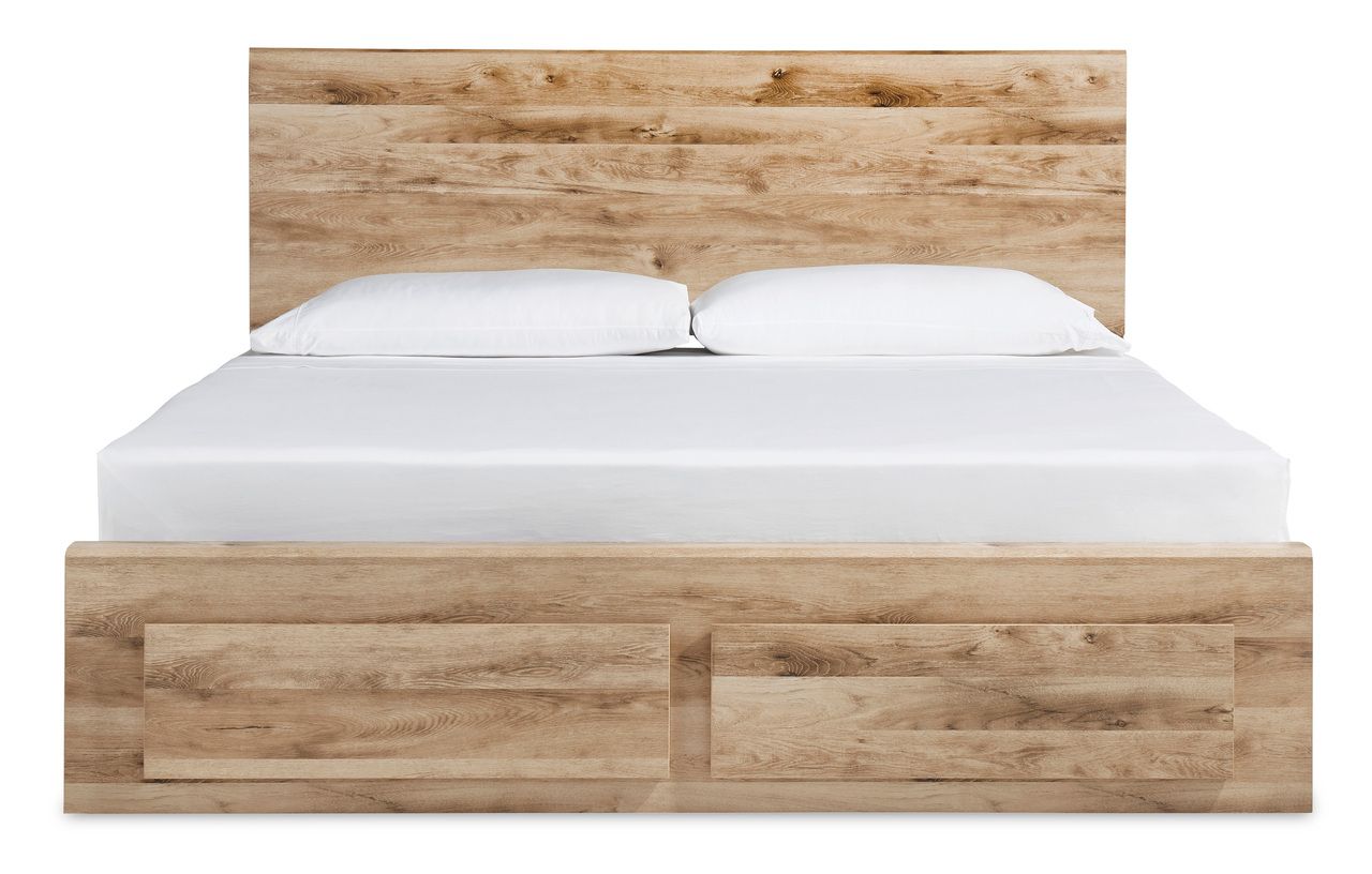 Hyanna Tan Brown King Panel Headboard Only B105058