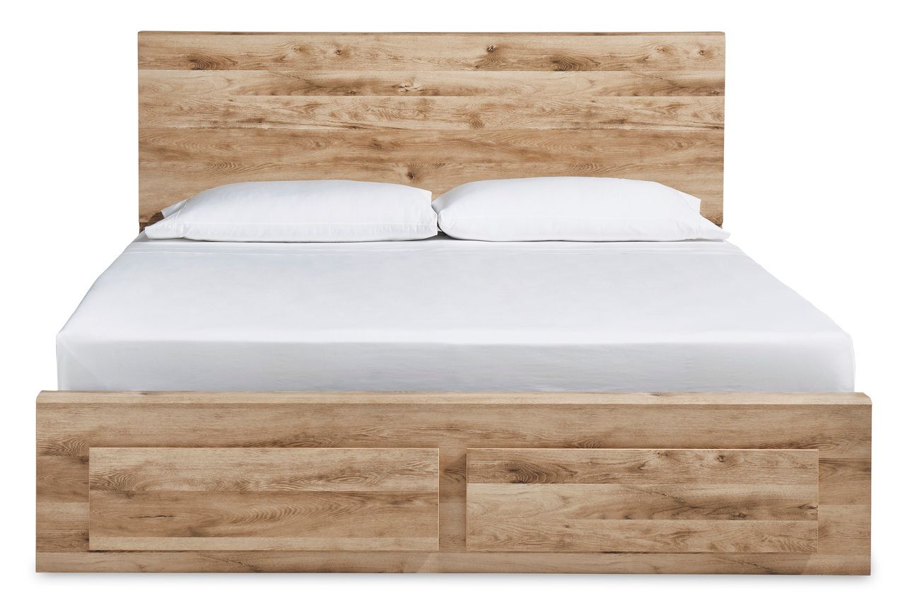 Hyanna Tan Brown King Panel Headboard Only B105058