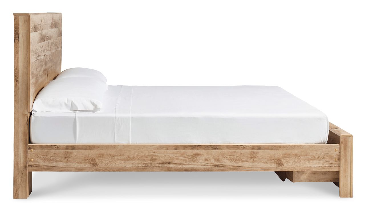 Hyanna Tan Brown King Panel Headboard Only B105058