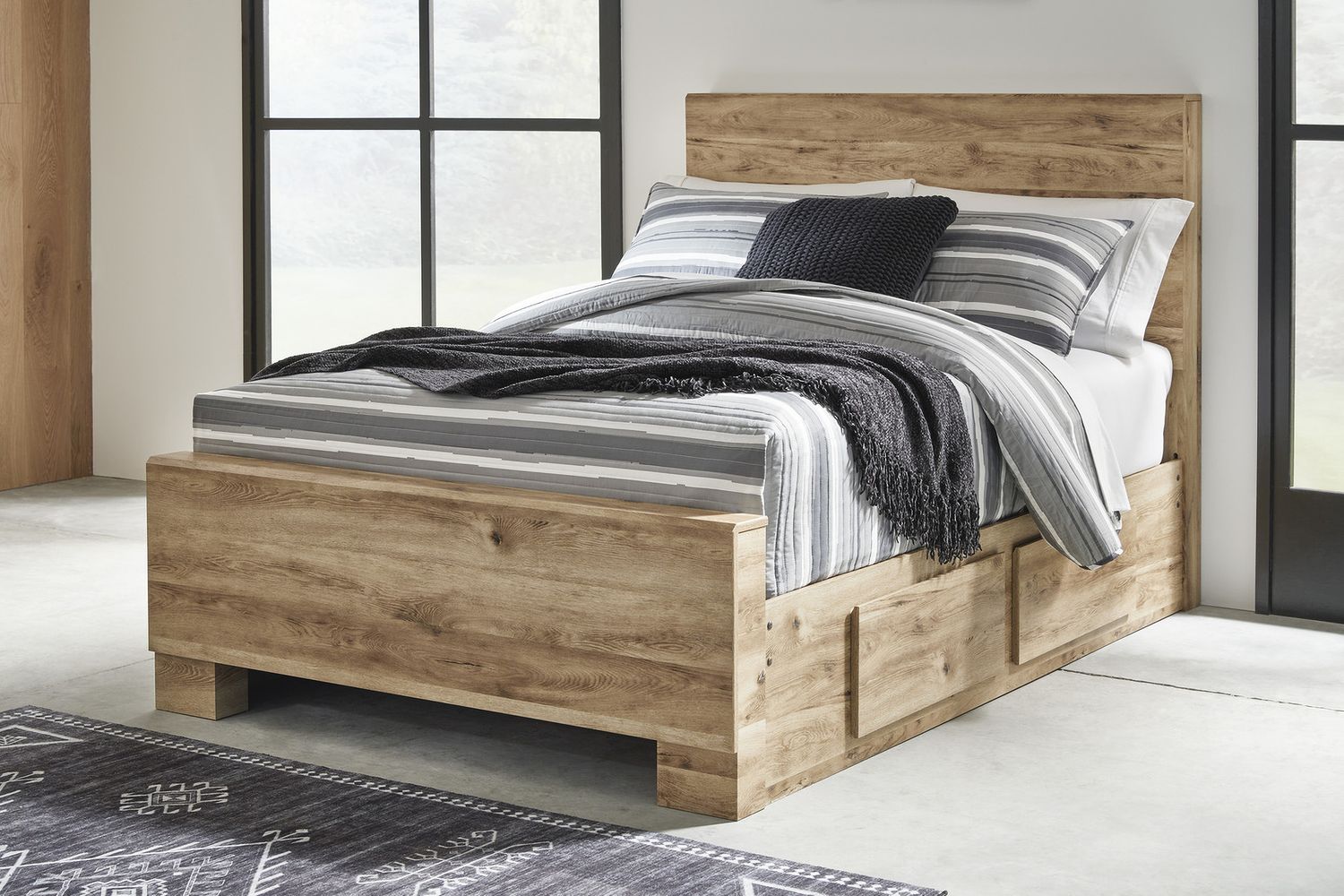 Hyanna Tan Brown Full Panel Headboard Only B105087