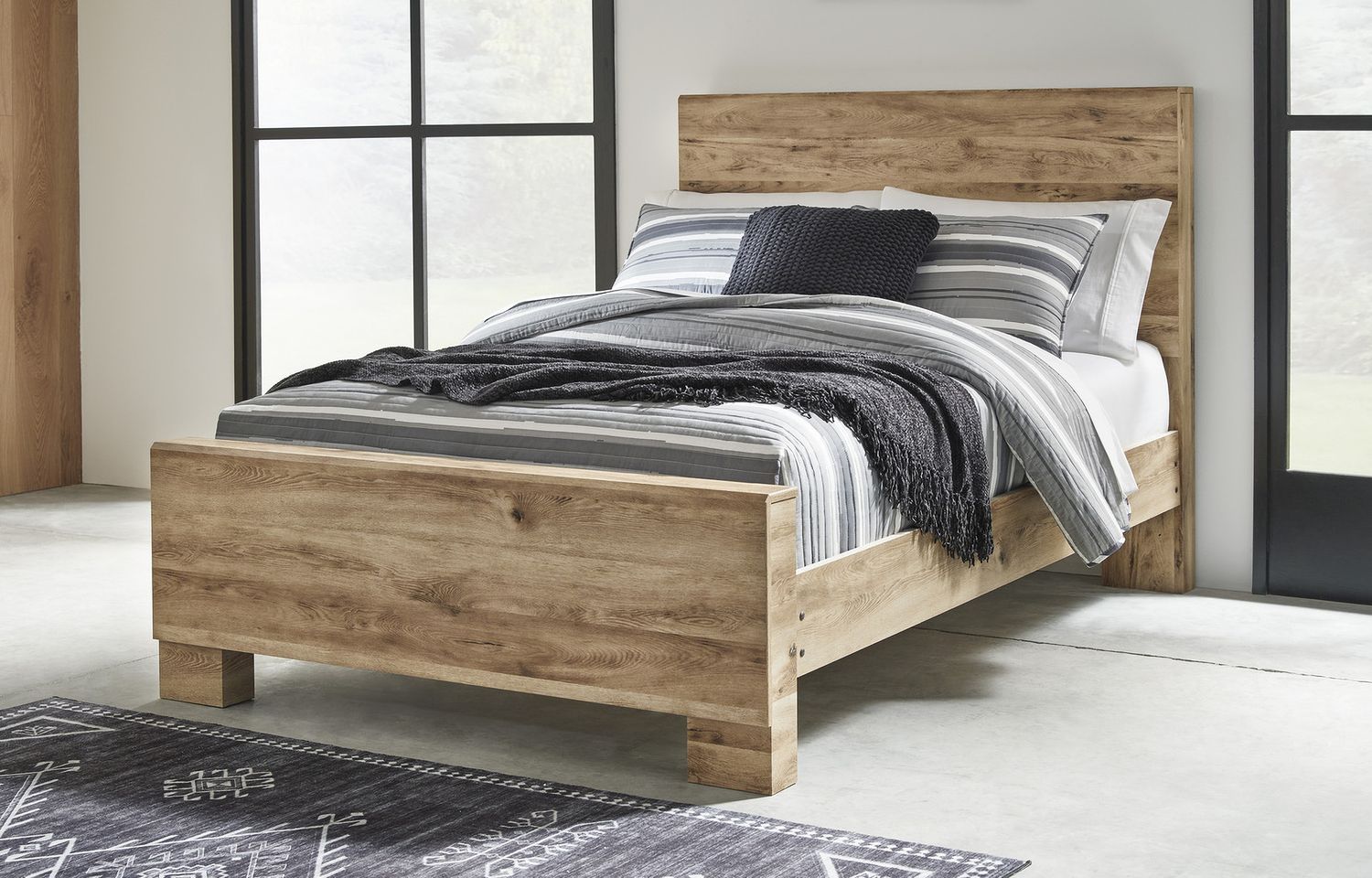 Hyanna Tan Brown Full Panel Headboard Only B105087
