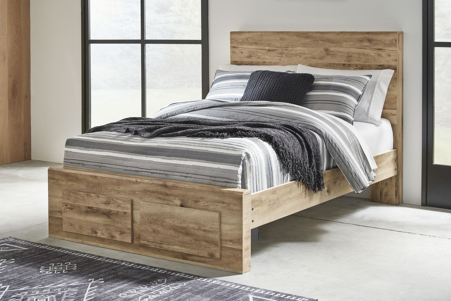 Hyanna Tan Brown Full Panel Headboard Only B105087
