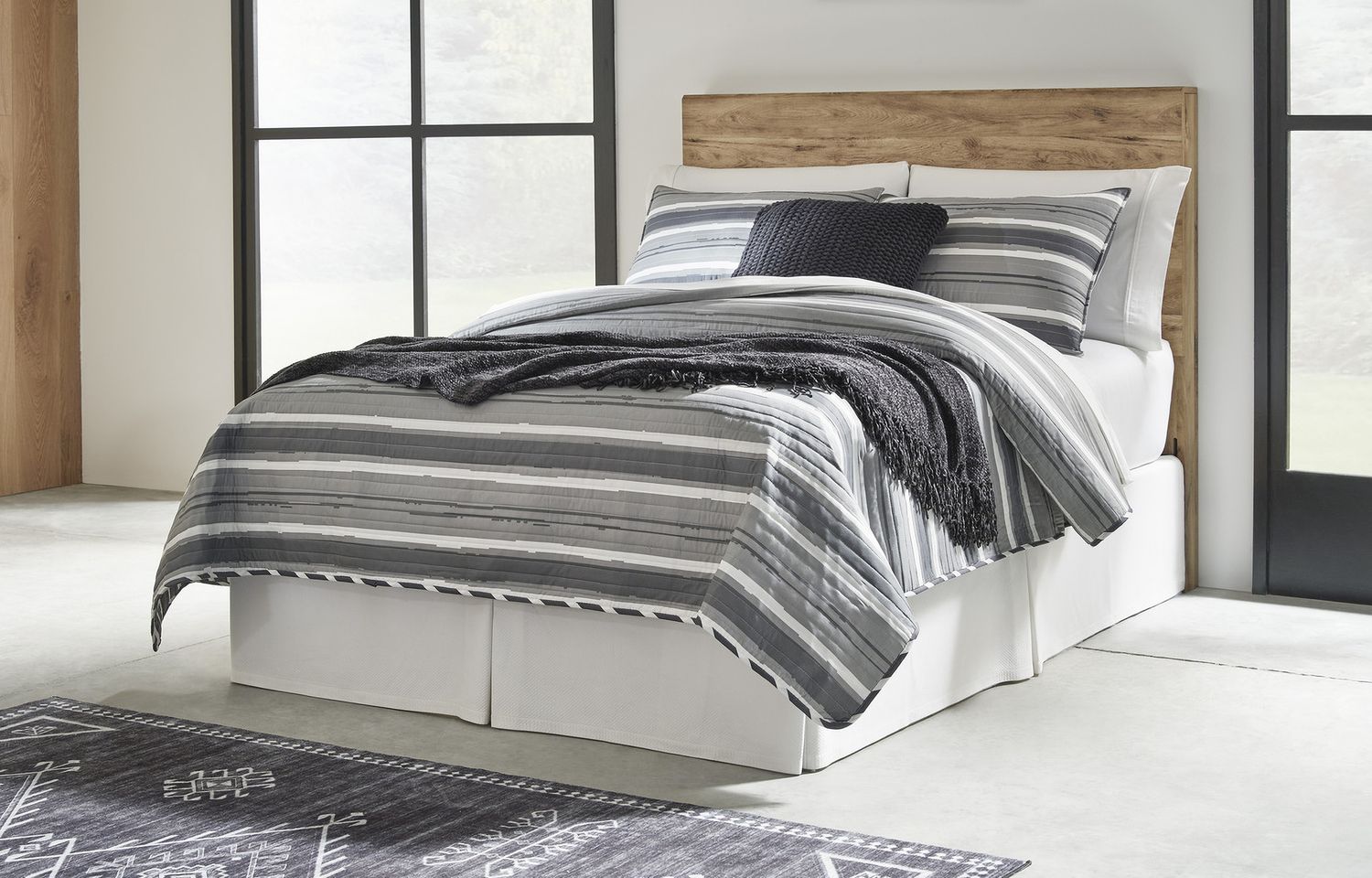 Hyanna Tan Brown Full Panel Headboard Only B105087