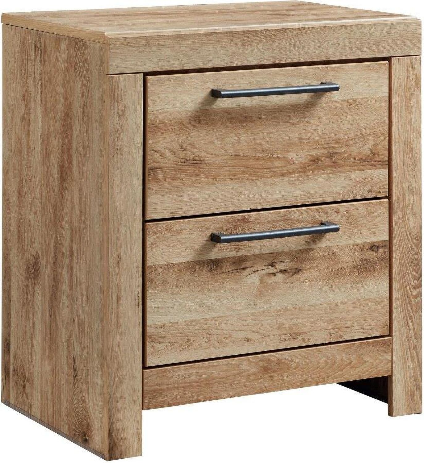 Hyanna Tan Two Drawer Nightstand B105092