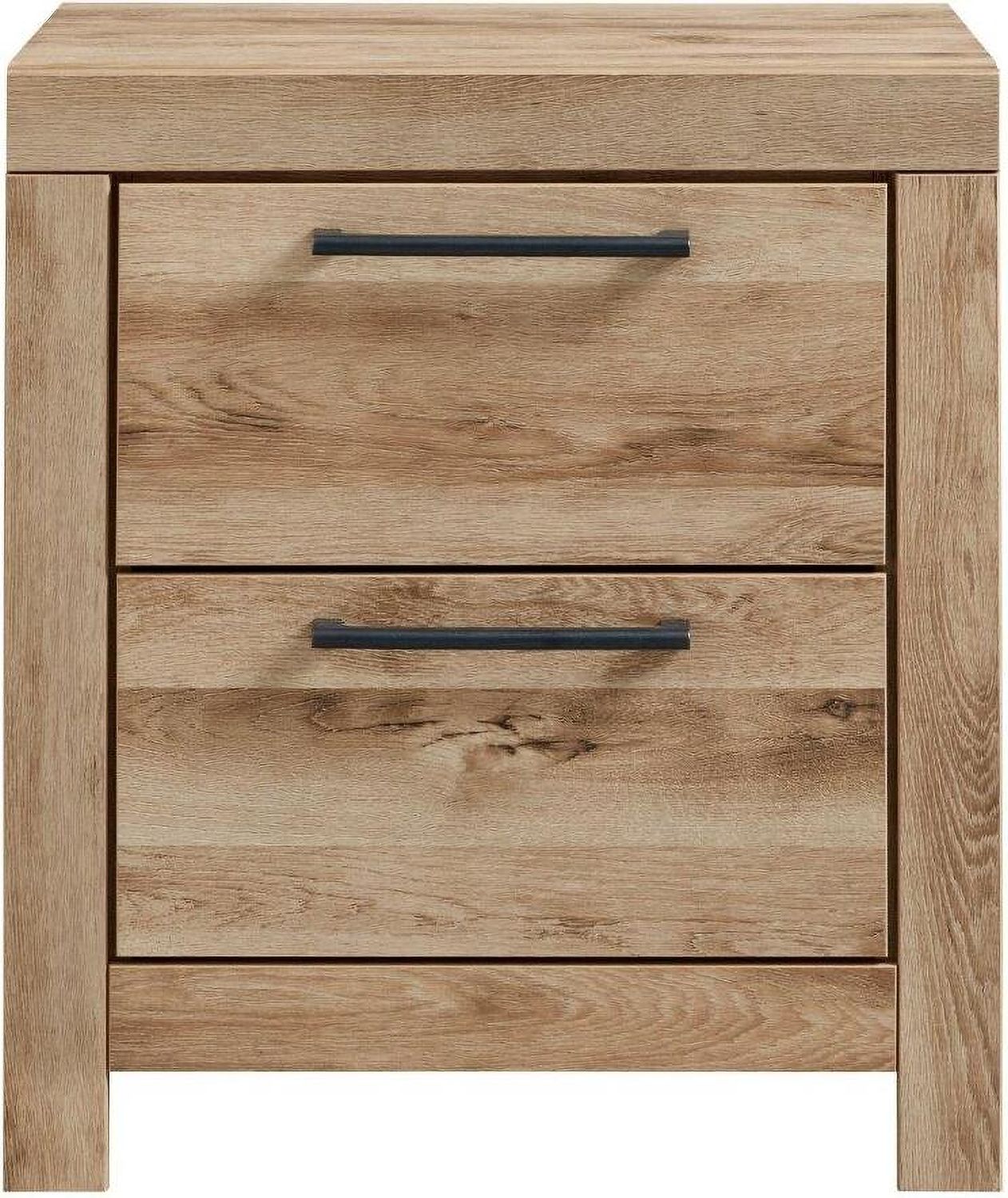 Hyanna Tan Two Drawer Nightstand B105092