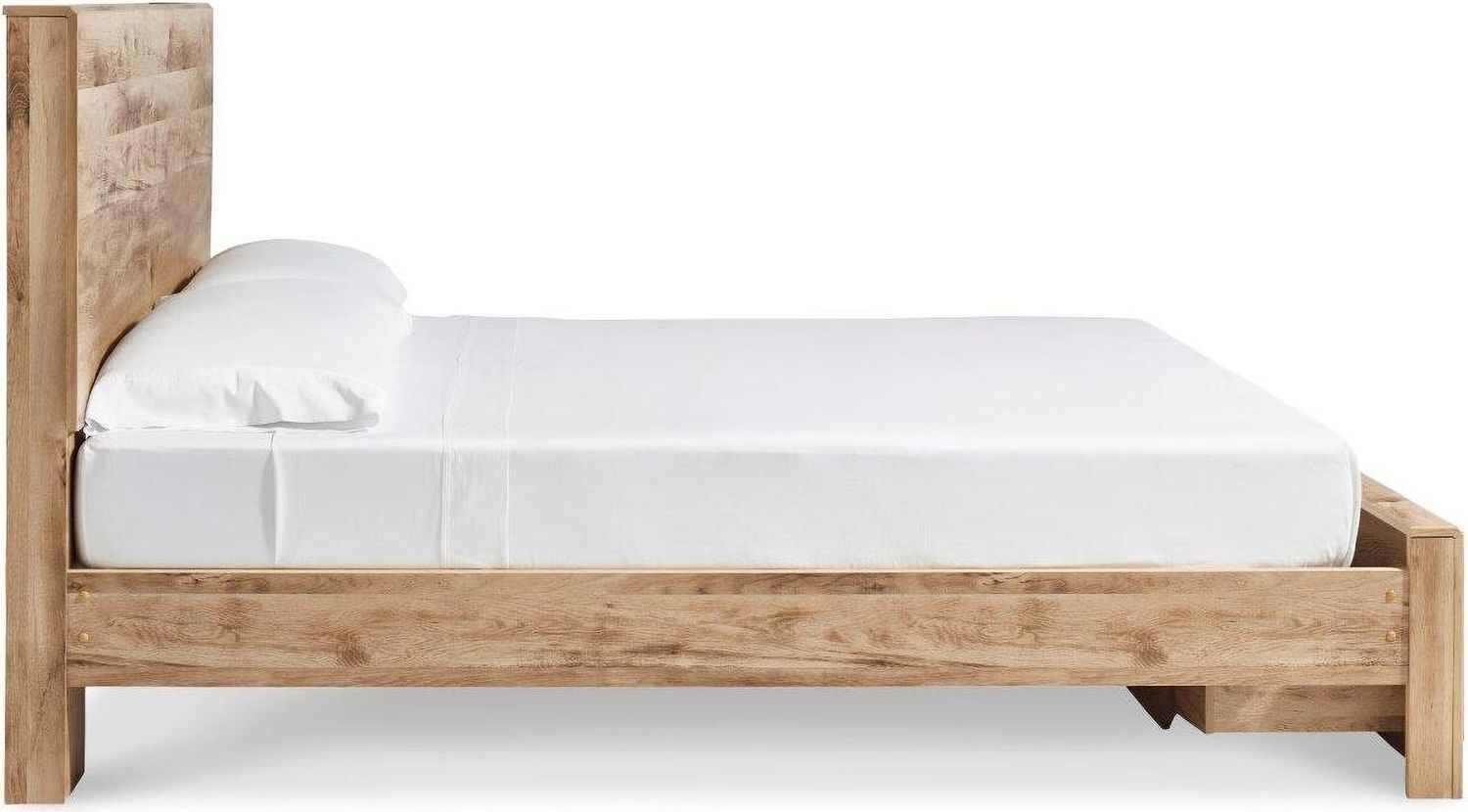 Hyanna Tan King Storage Platform Bed B1050B11