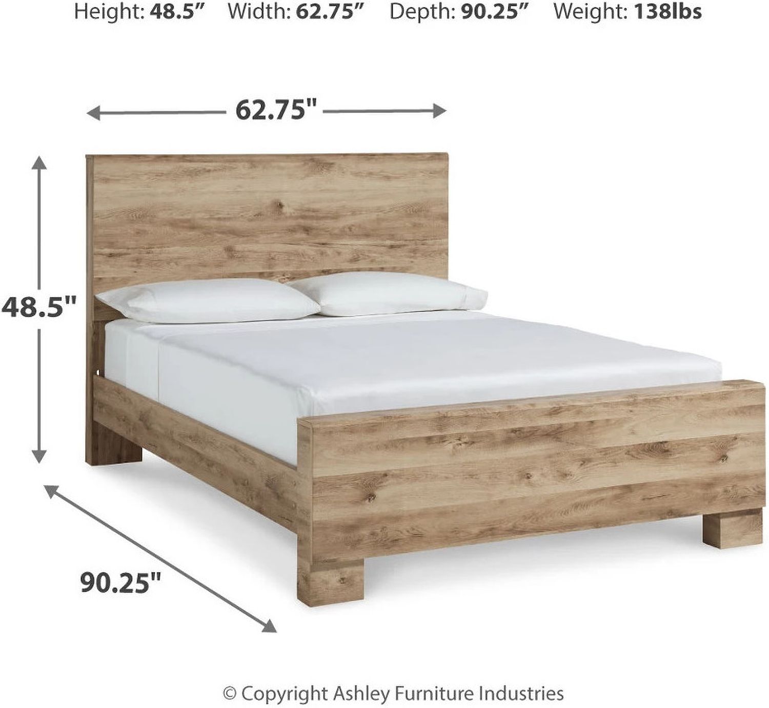 Hyanna Tan Queen Panel Bed B1050B2
