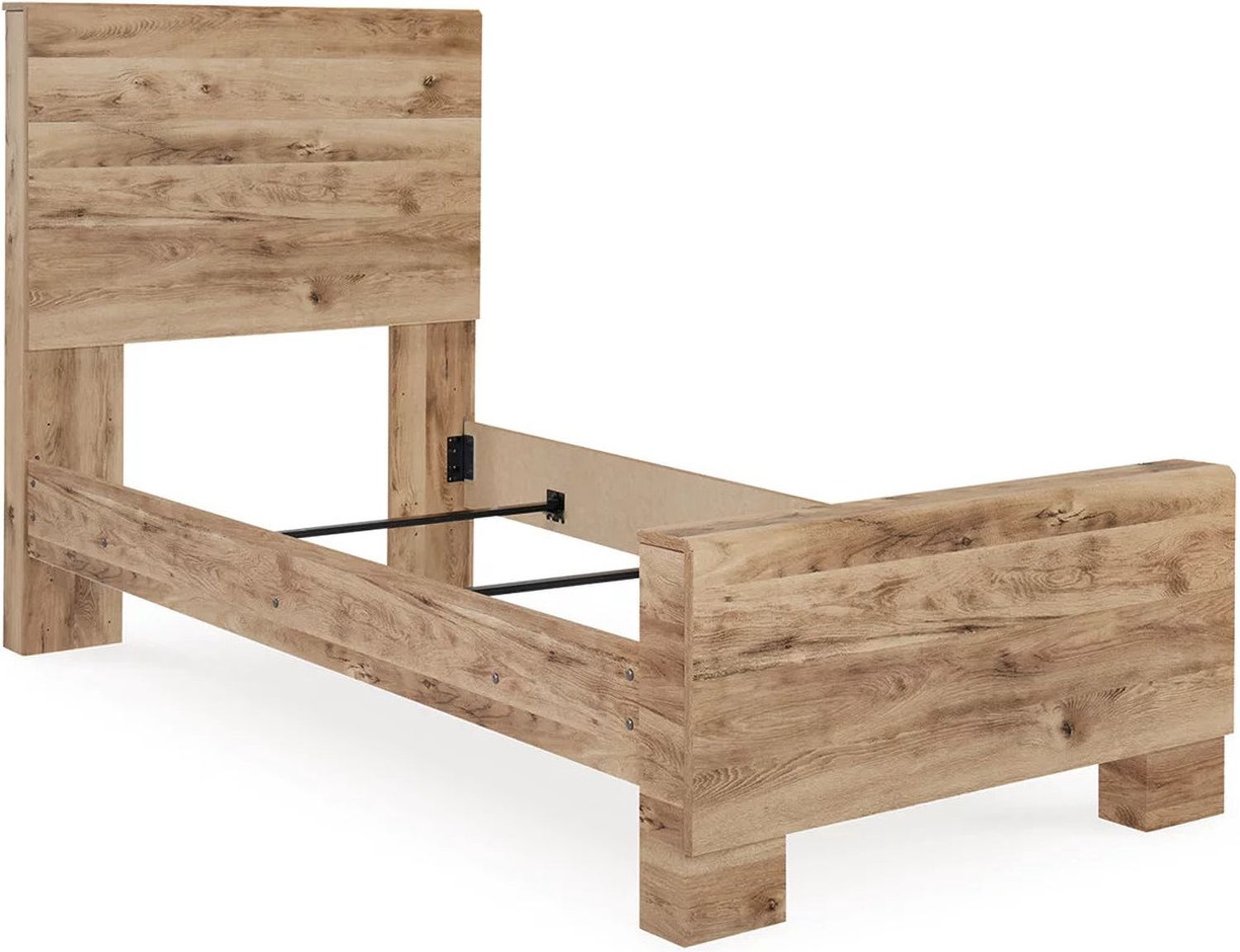 Hyanna Twin Panel Bed In Brown B1050B20