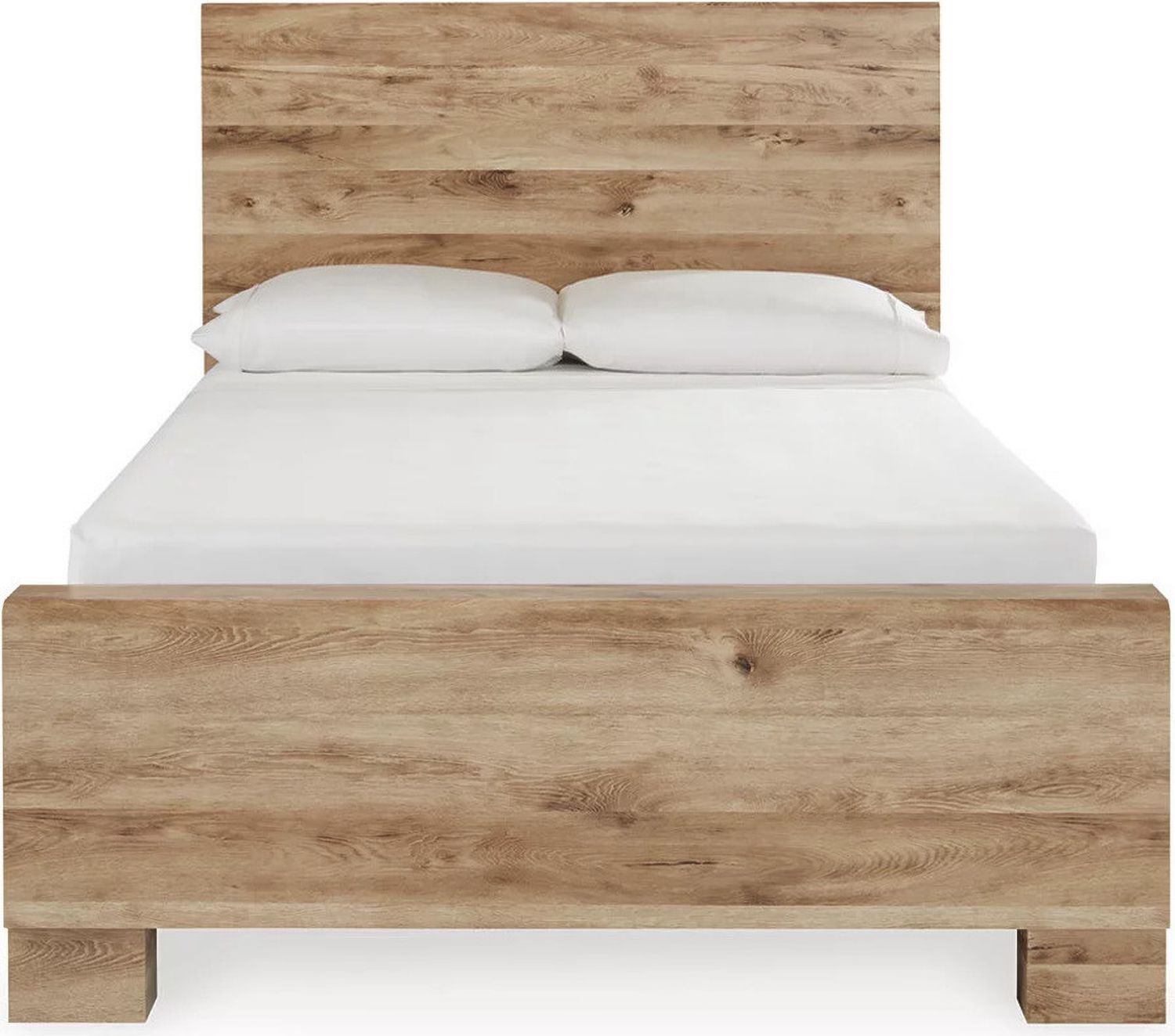Hyanna Full Panel Bed with 1 Side Storage In Brown B1050B25