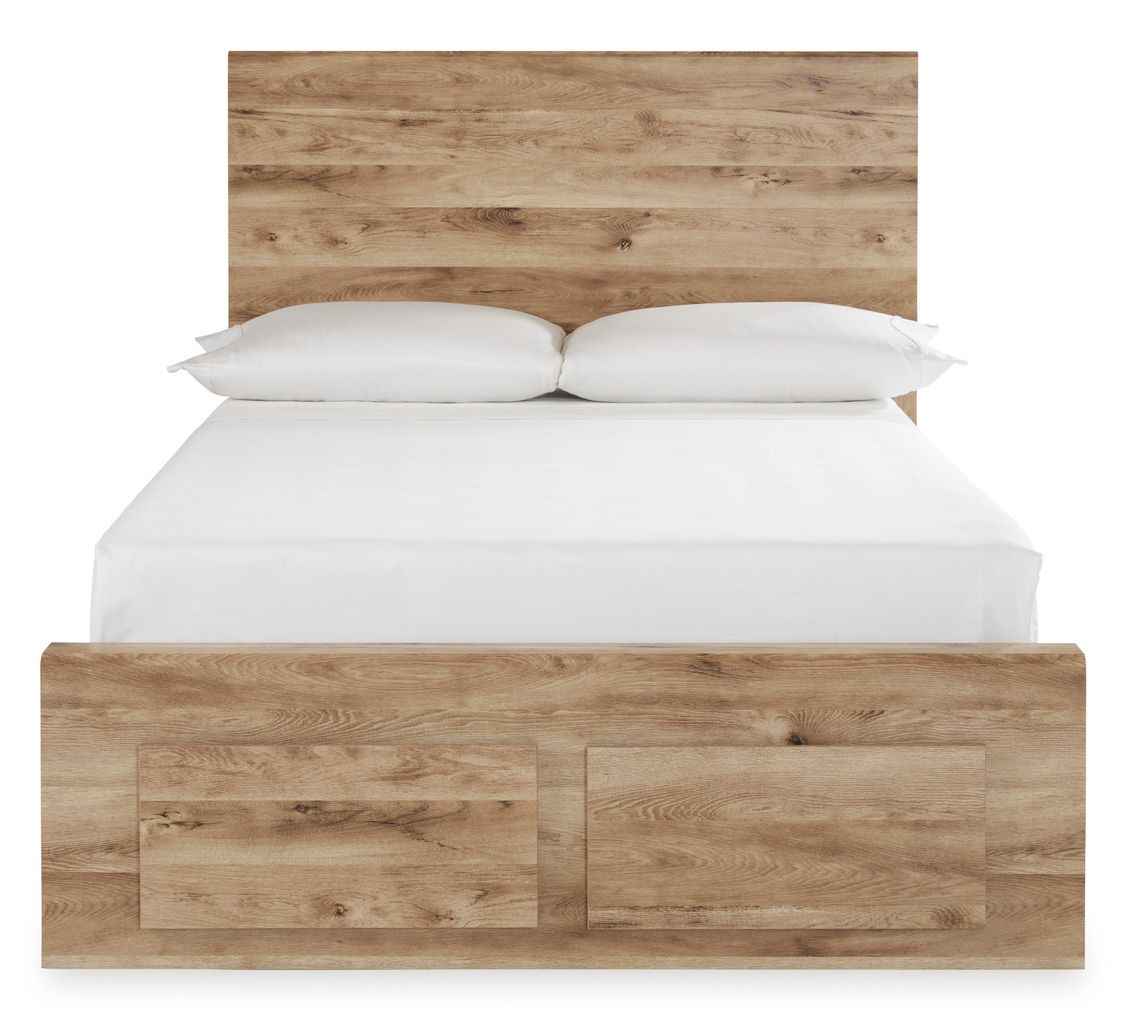 Hyanna Full Panel Storage Bed In Tan B1050B38