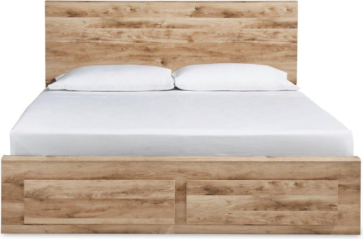 Hyanna Tan Queen Storage Platform Bed B1050B4