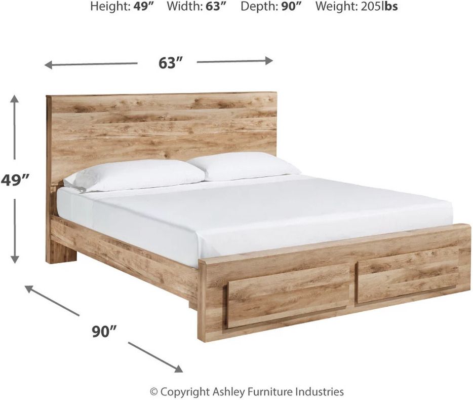 Hyanna Tan Queen Storage Platform Bed B1050B4