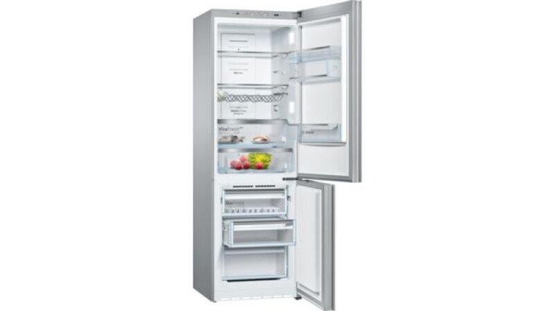 800 Series Free-standing fridge-freezer with freezer at bottom, glass door23.5'' B10CB80NVW