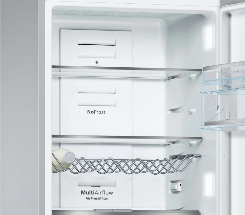 800 Series Free-standing fridge-freezer with freezer at bottom, glass door 23.5'' B10CB81NVB