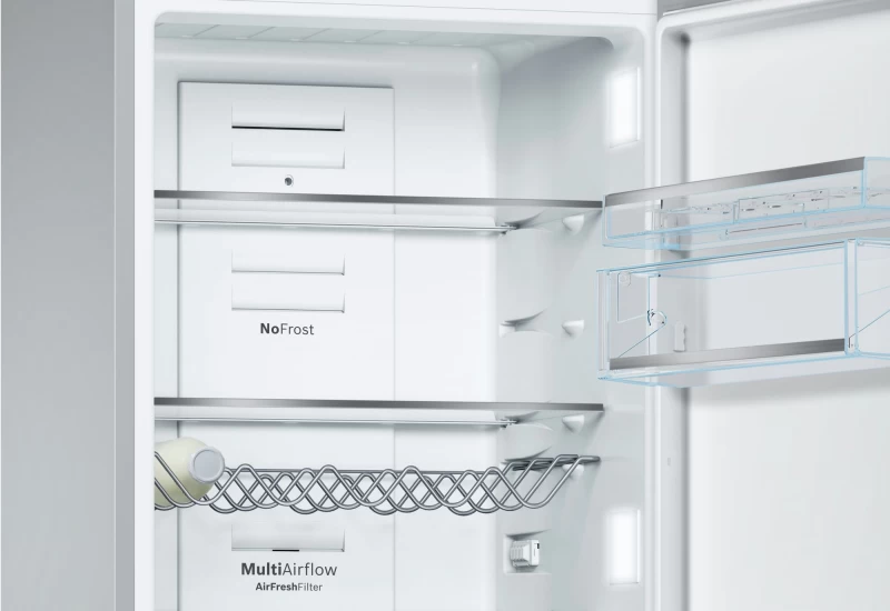 800 Series Free-standing fridge-freezer with freezer at bottom, glass door 23.5'' B10CB81NVW