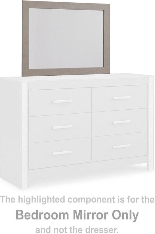 Surancha Gray Bedroom Mirror B114536
