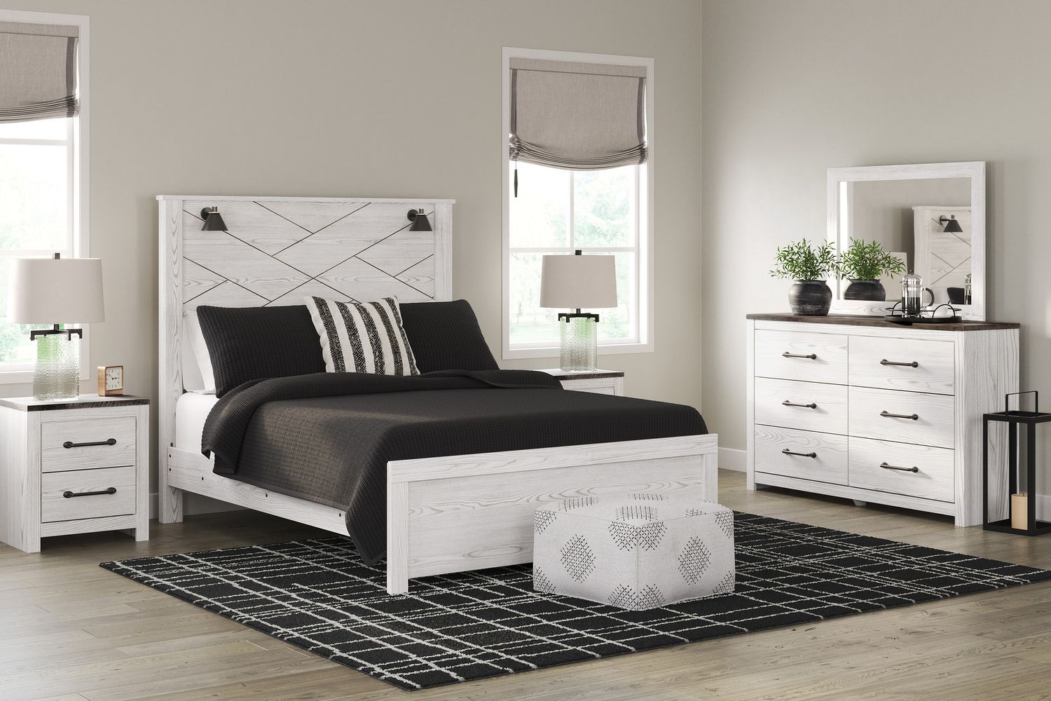 Gerridan White/Gray Dresser B119031