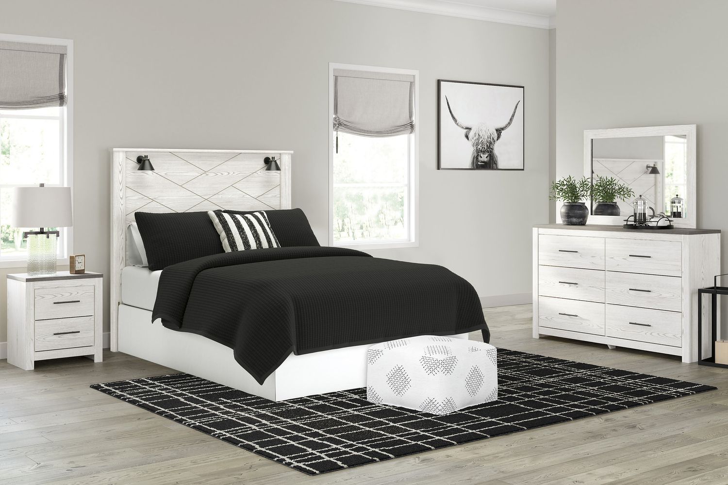 Gerridan White/Gray Dresser B119031