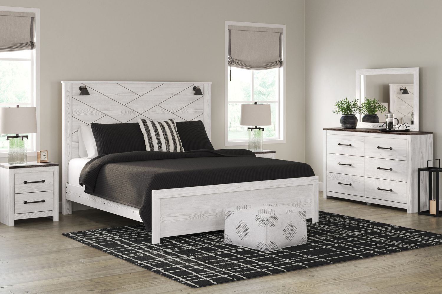 Gerridan White/Gray Dresser B119031