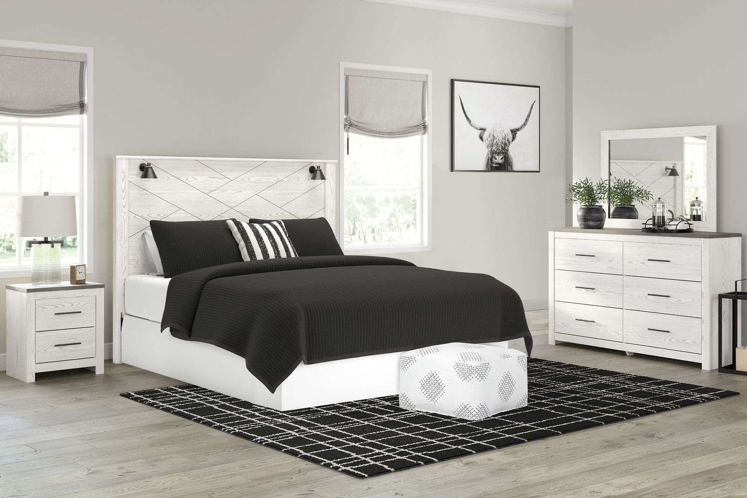 Gerridan White/Gray Dresser B119031