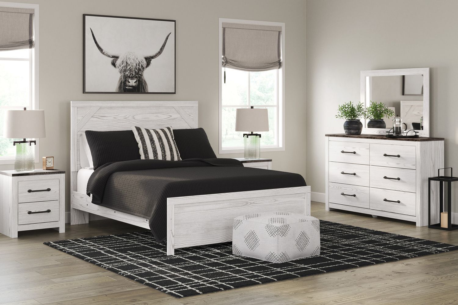 Gerridan White/Gray Dresser B119031