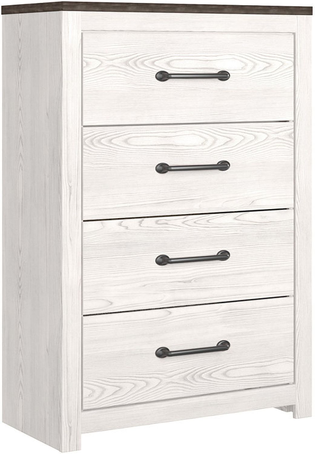 Gerridan White/Gray Four Drawer Chest B119044