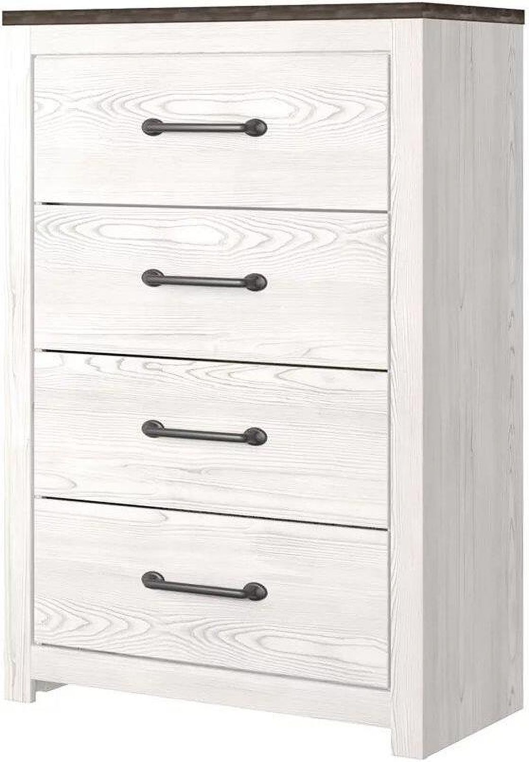 Gerridan White/Gray Four Drawer Chest B119044