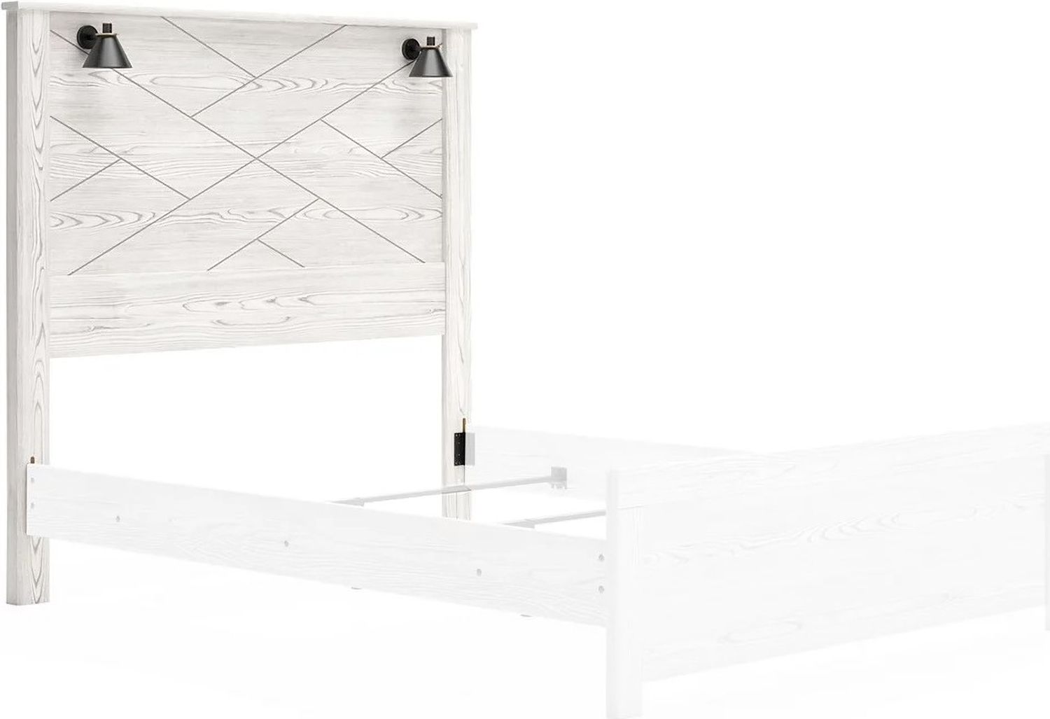 Gerridan White Queen Panel Headboard Only B119057