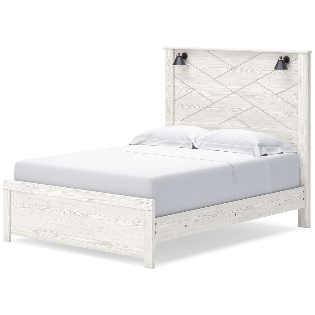 Gerridan White Queen Panel Headboard Only B119057