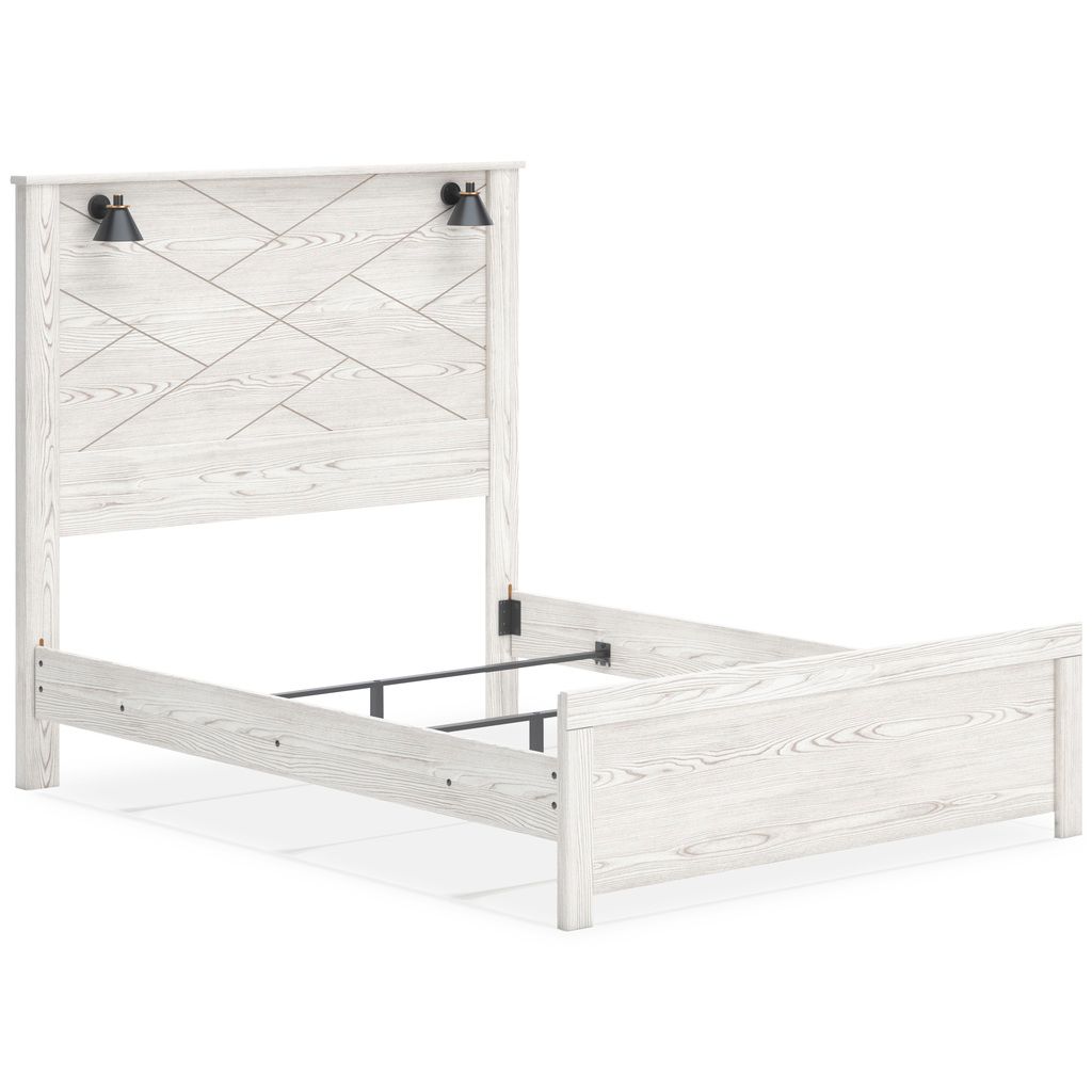 Gerridan White Queen Panel Headboard Only B119057