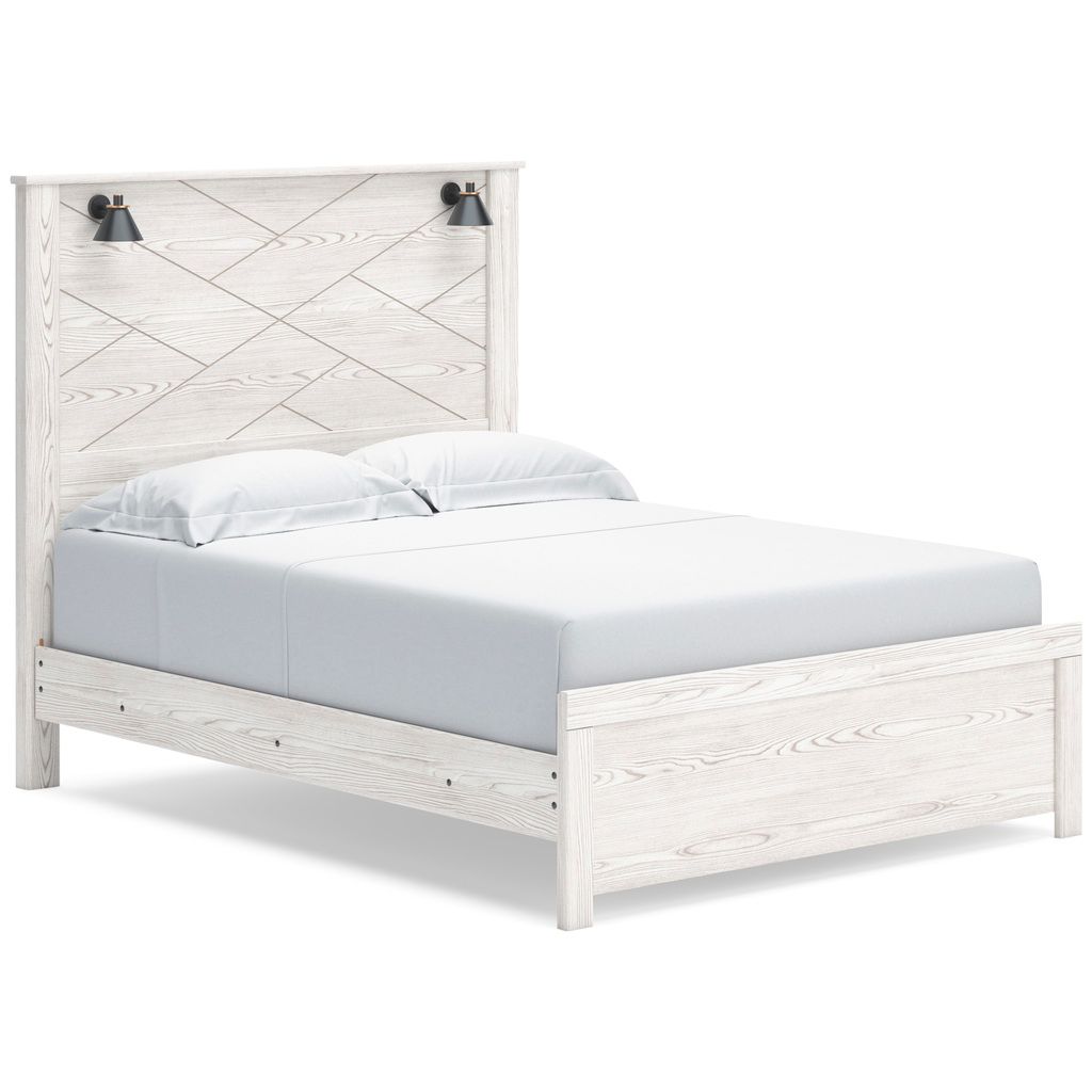 Gerridan White Queen Panel Headboard Only B119057