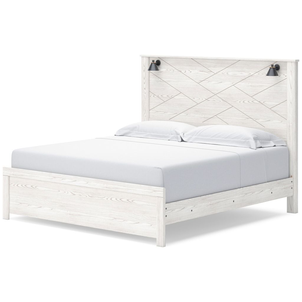 Gerridan White King Panel Headboard Only B119058