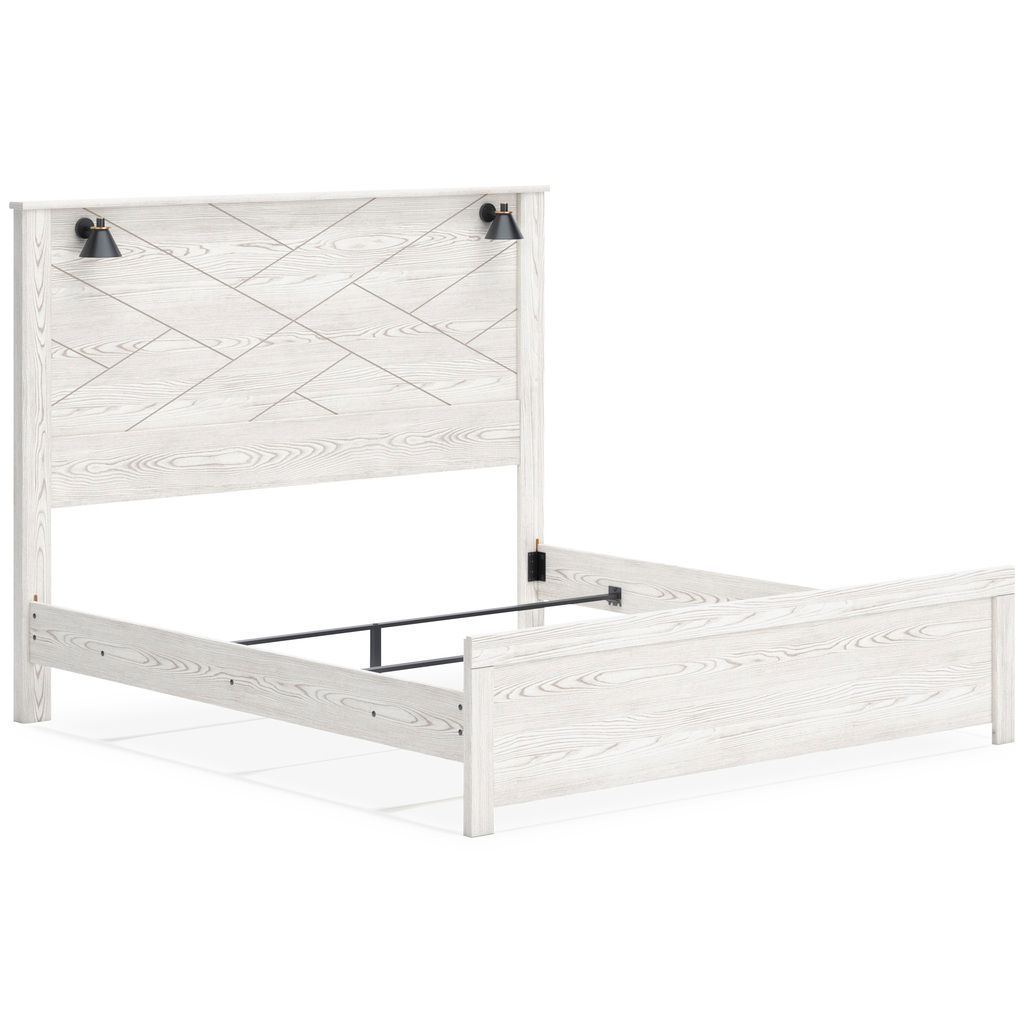 Gerridan White King Panel Headboard Only B119058