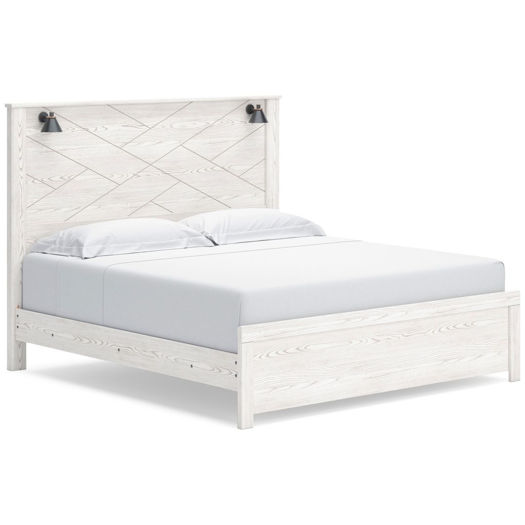 Gerridan White King Panel Headboard Only B119058