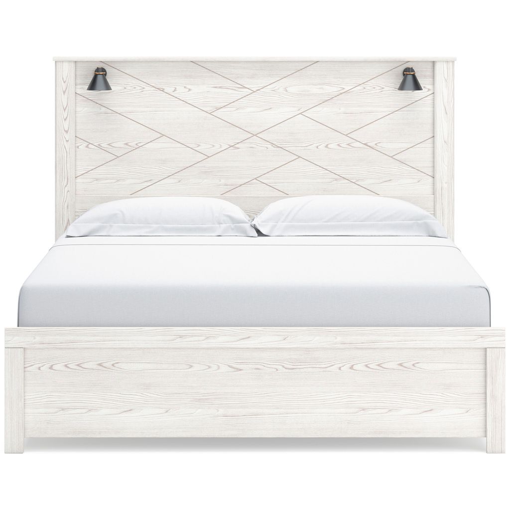 Gerridan White King Panel Headboard Only B119058