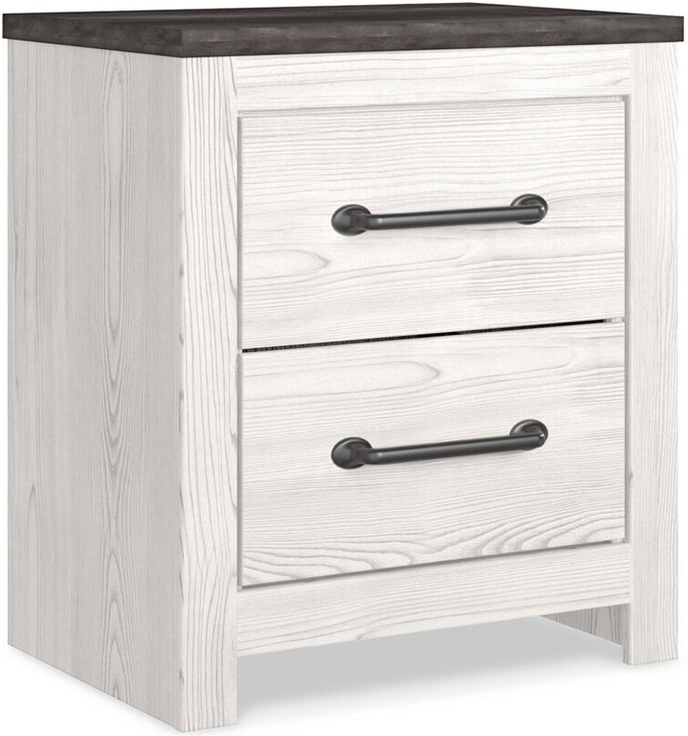 Gerridan White/Gray Two Drawer Night Stand B119092
