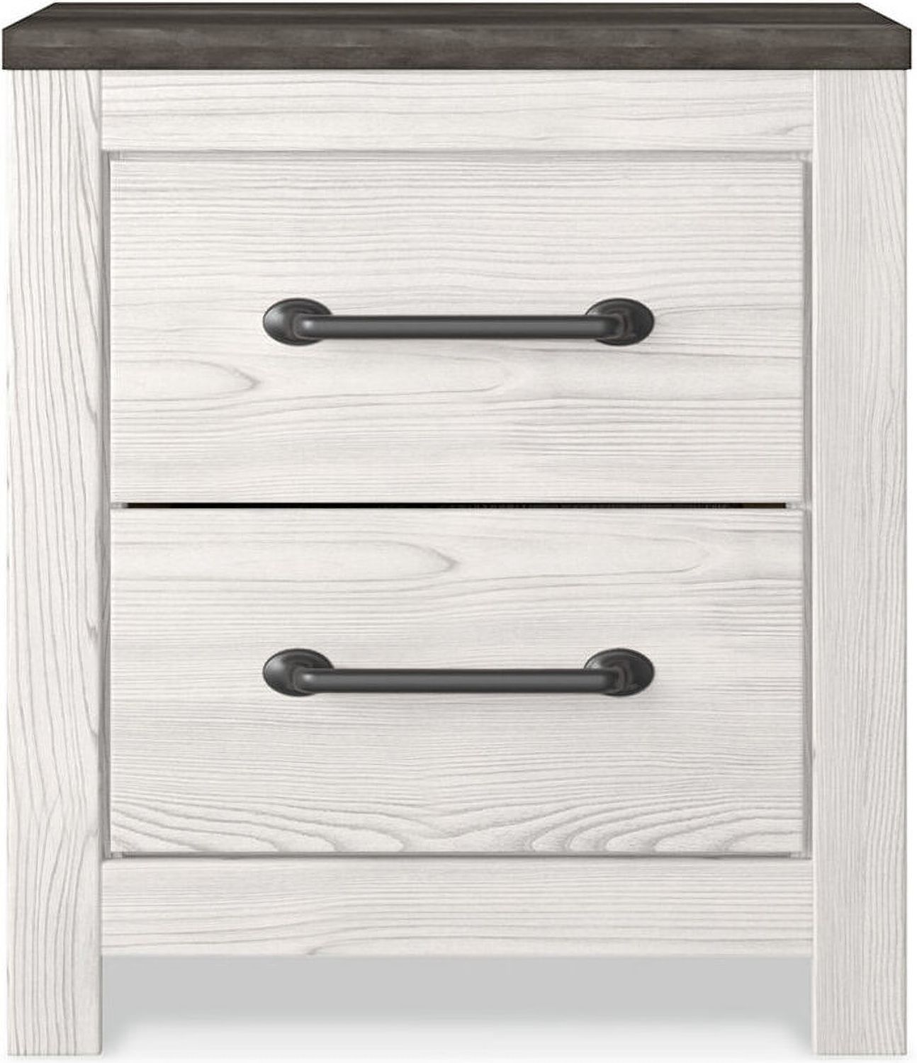 Gerridan White/Gray Two Drawer Night Stand B119092