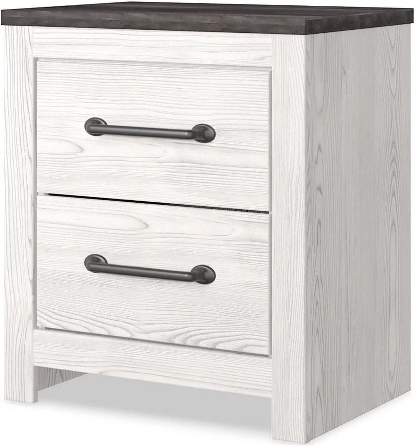 Gerridan White/Gray Two Drawer Night Stand B119092