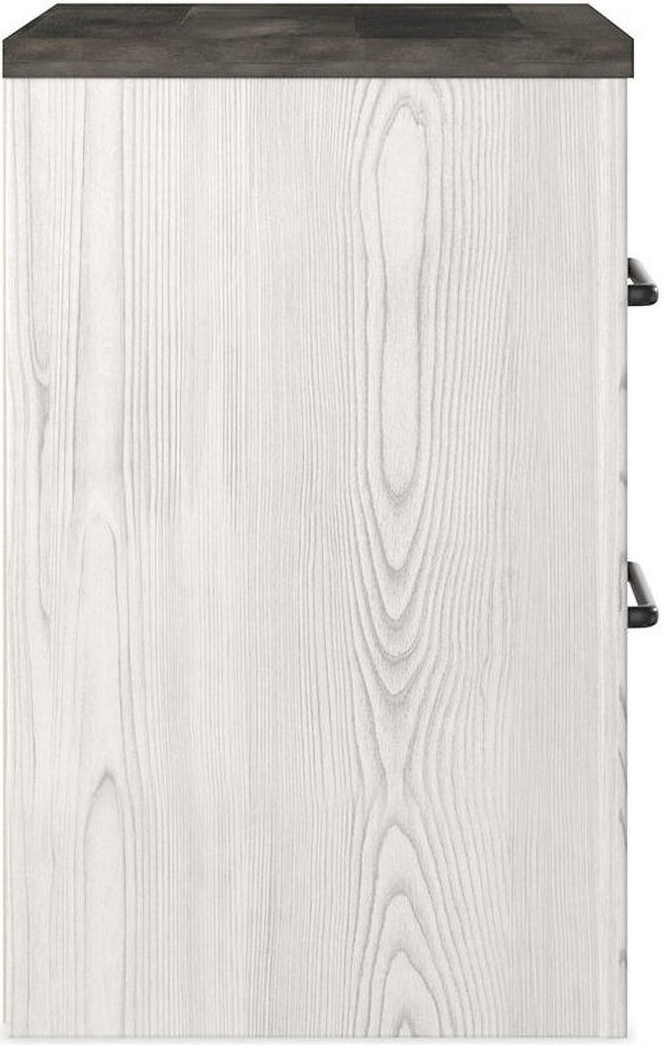 Gerridan White/Gray Two Drawer Night Stand B119092