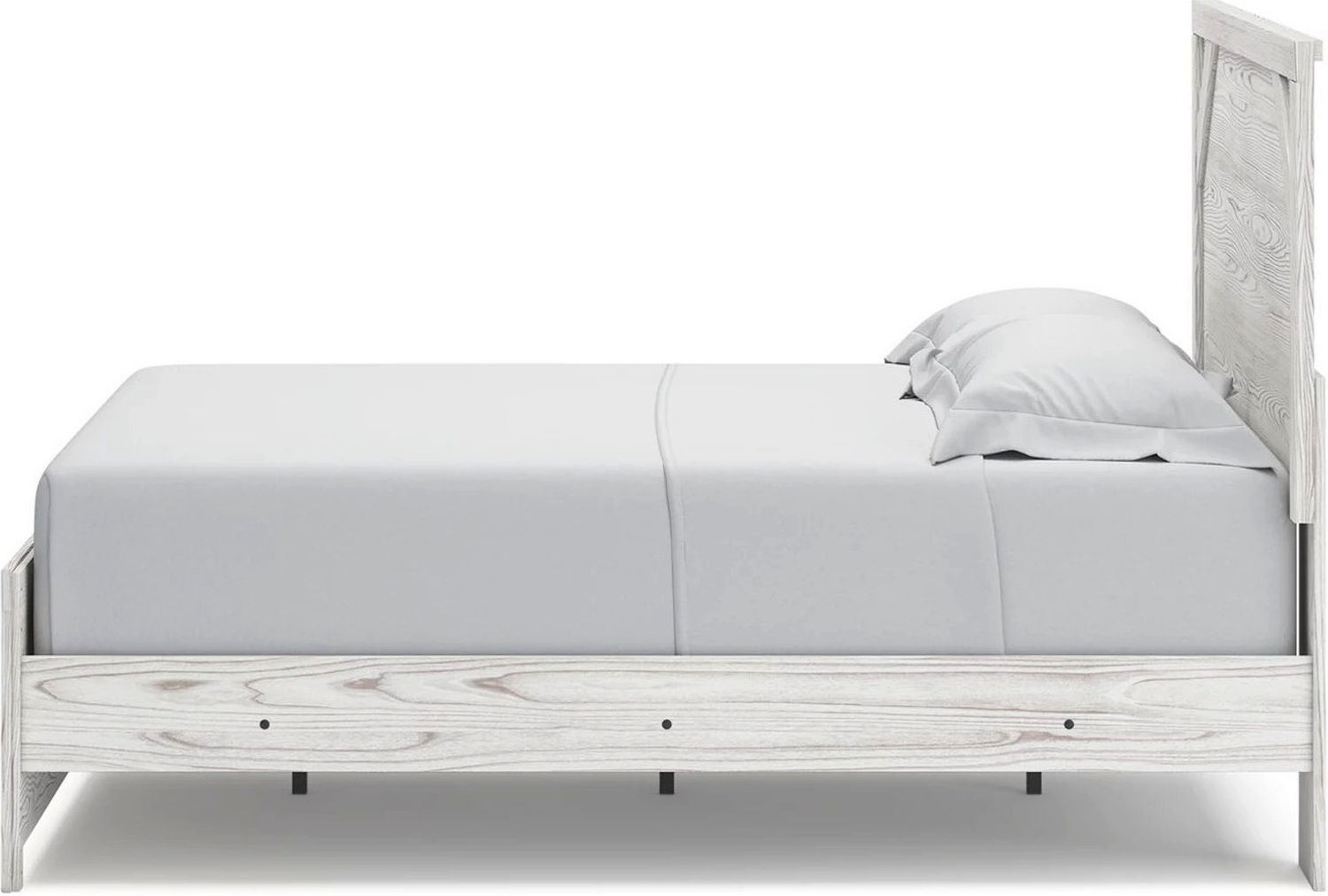 Gerridan White And Gray Queen Panel Bed B1190B2