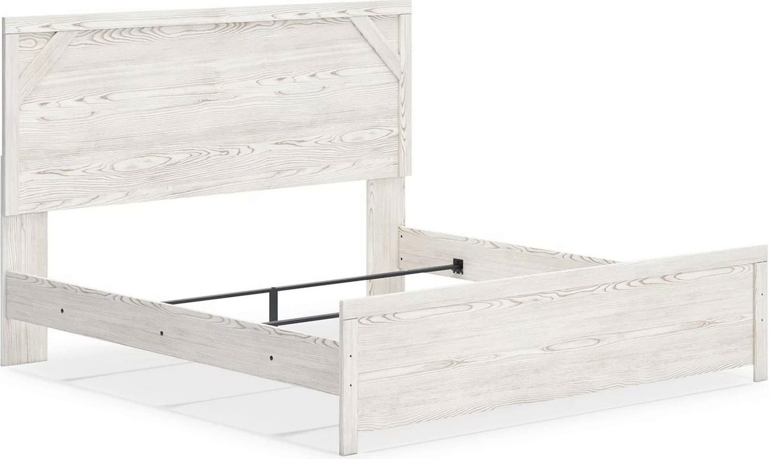Gerridan White And Gray King Panel Bed B1190B3