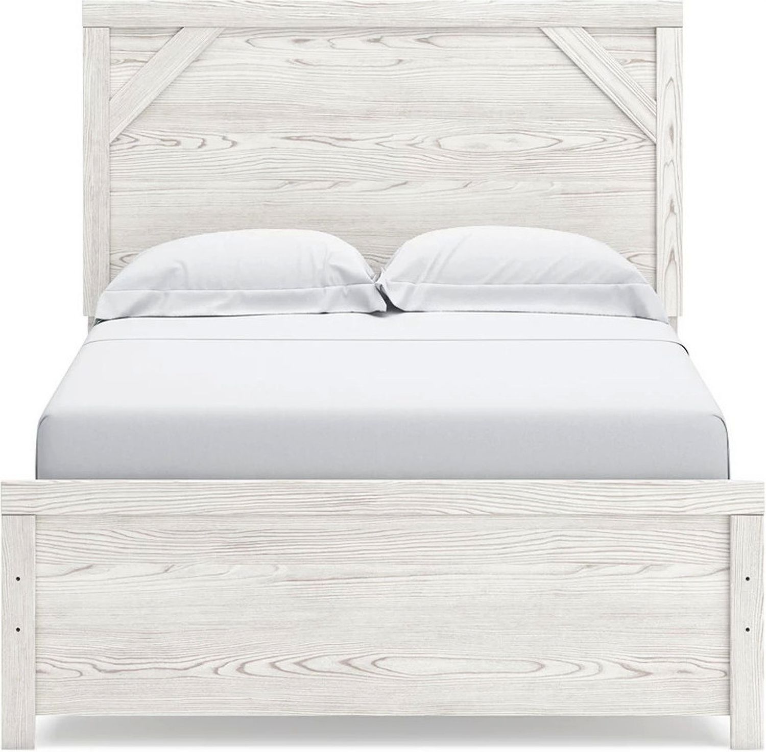 Gerridan White And Gray Full Panel Bed B1190B4
