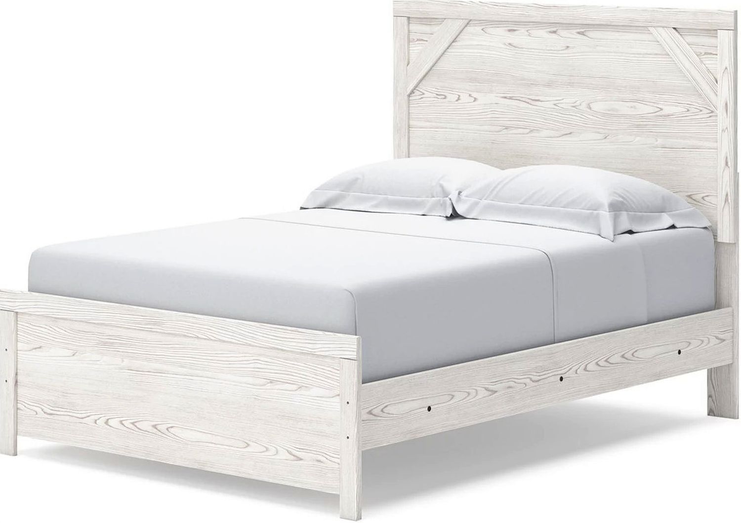 Gerridan White And Gray Full Panel Bed B1190B4