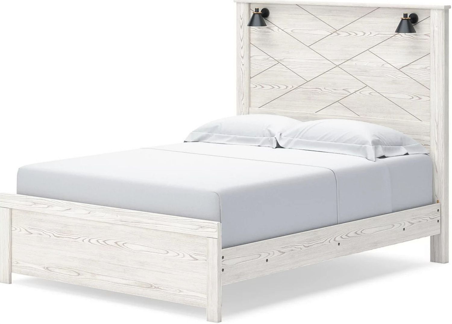 Gerridan White Queen Panel Bed B1190B7