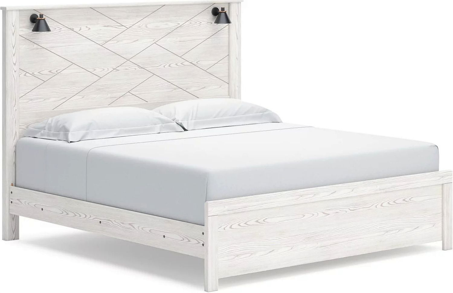 Gerridan White King Panel Bed B1190B9