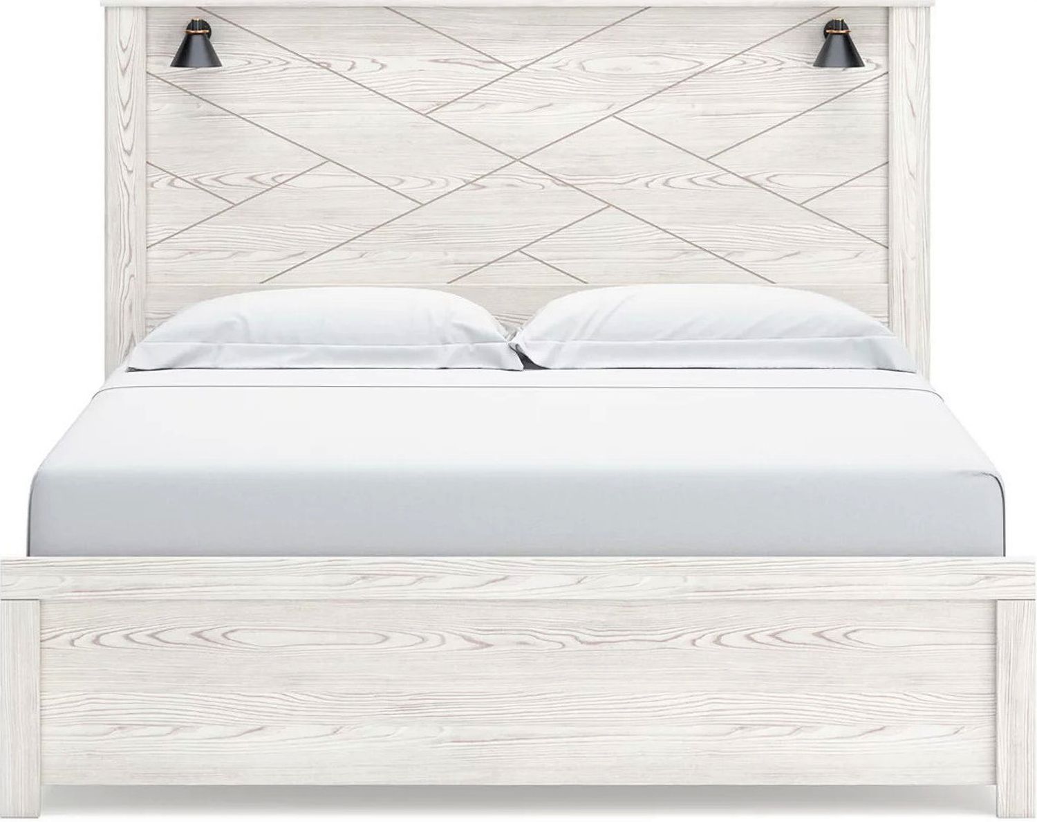 Gerridan White King Panel Bed B1190B9
