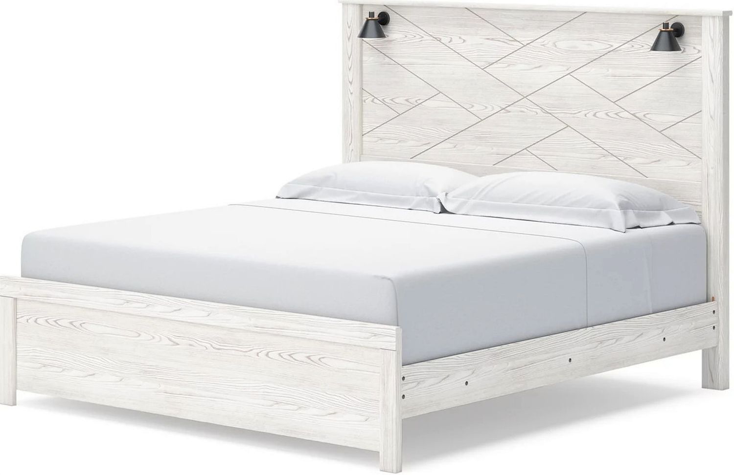 Gerridan White King Panel Bed B1190B9