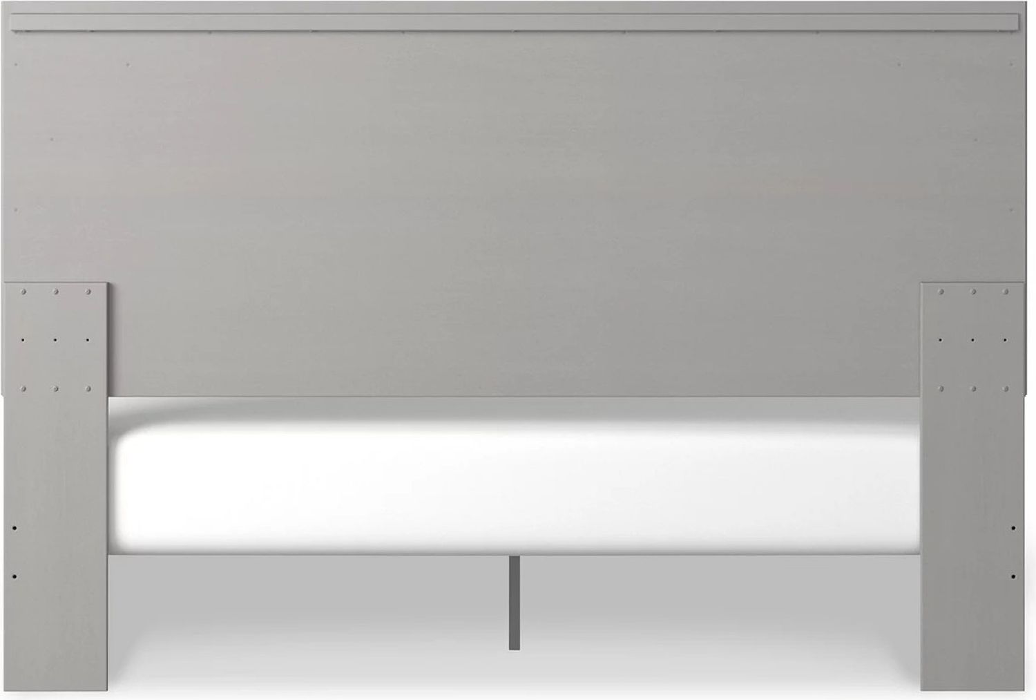 Cottenburg Light Gray And White King Panel Bed B1192B3